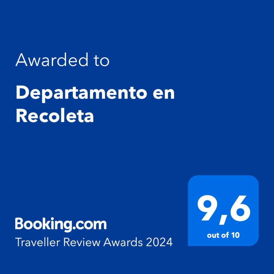Апартаменты Departamento En Recoleta Буэнос-Айрес Экстерьер фото